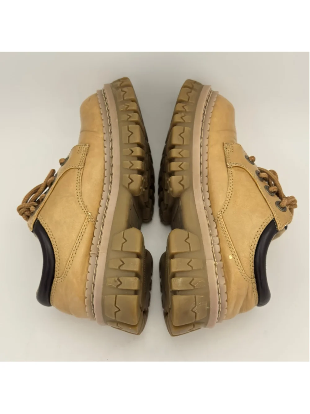 Vintage Bongo Chunky Platform Lug Sole Oxford Lace Up Boot Shoes Size 7M